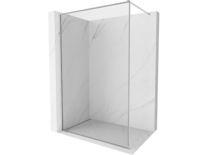 MEXEN/S - Kioto-F Sprchová zástěna WALK-IN s rámem 95 x 202 cm, transparent 8 mm, chrom 800-095-104-01-00