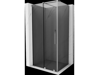 MEXEN/S - Velar sprchový kout, posuvné dveře 100 x 85, grafit, chrom 871-100-085-41-01