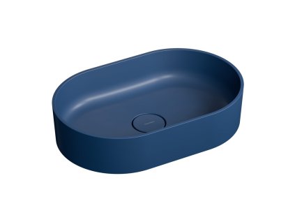 OMNIRES - OVO M+ umyvadlo na desku, 55 x 36 cm midnight blue /MB/ OVOUNMB
