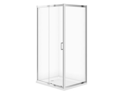 CERSANIT - Sprchový kout ARTECO obdélník 100x80x190, posuv, čiré sklo S157-011