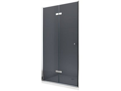 MEXEN - Lima sprchové dveře zalamovací 70, grafit, chrom se stěnovým profilem 856-070-000-01-40