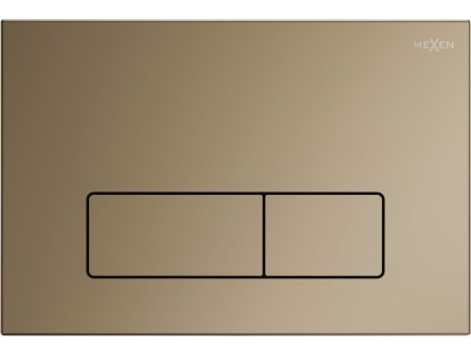 MEXEN - Fenix 13 splachovací tlačítko Slim/kompatibilní s Geberit Sigma UP300 a UP320, zlatá šampaň 601304