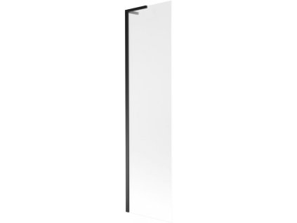 MEXEN/S - Next L vanová zástěna FIX 60 x 150 cm, dekor, černá 895-060-000-03-30-70