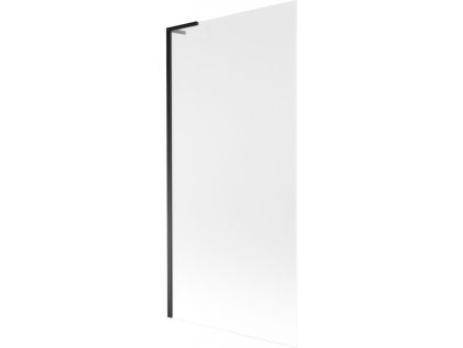 MEXEN/S - Next L vanová zástěna FIX 90 x 150 cm, dekor, černá 895-090-000-03-30-70