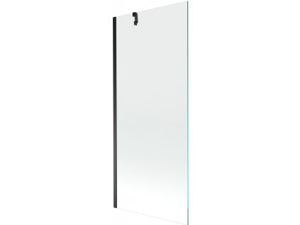 MEXEN/S - Next vanová zástěna FIX 80x150 cm, transparent, černá 895-080-000-00-00-70