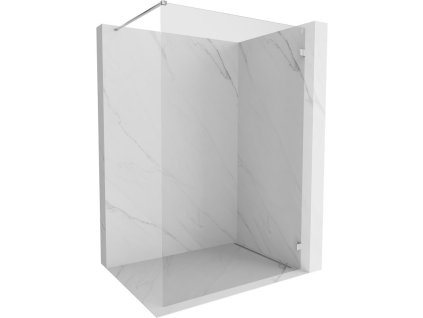 MEXEN/S - Lunar Sprchová zástěna WALK-IN pravá 60 x 200 cm, transparent 8 mm, chrom 830-060-000-01-00-P