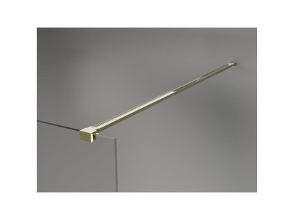 MEXEN/S - Lunar Sprchová zástěna WALK-IN pravá 70 x 200 cm, transparent 8 mm, zlato 830-070-000-50-00-P