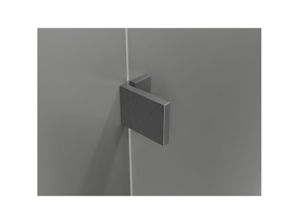 MEXEN/S - Lunar Sprchová zástěna WALK-IN pravá 70 x 200 cm, transparent 8 mm, grafit kartáčovaná 830-070-000-66-00-P