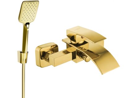 MEXEN/S - Aries R62 vanová baterie s příslušenstvím, zlato 74483R62-50