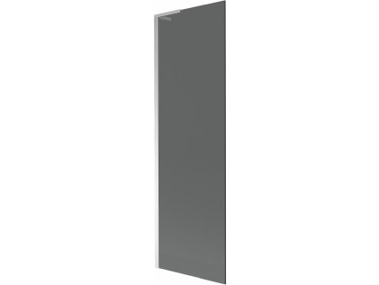 MEXEN/S - Next L vanová zástěna FIX 60 x 150 cm, grafit, chrom 895-060-000-03-40-01