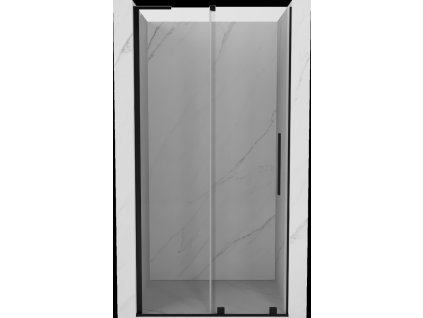 MEXEN/S - Velar L posuvné sprchové dveře 90 cm, transparent, černá 871-090-003-01-70