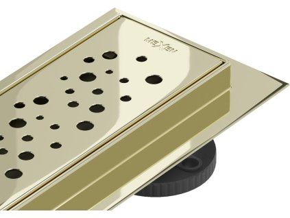 MEXEN/S - Flat M12 odtokový žlab 70 cm zlatý 1521070-15
