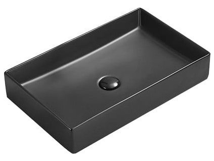 MEXEN - Goya umyvadlo na desku 60x37, černá mat 22186085