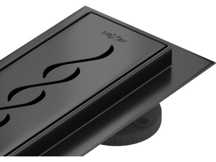 MEXEN/S - Plochá M18 odtokový žlab 60 cm černá 1723060-15