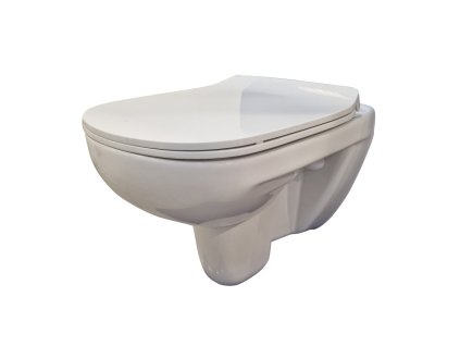 PRIM - WC bez oplachového kruhu Edge včetně SOFT/CLOSE sedátka PRIM12/01