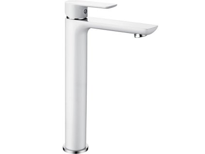 MEXEN - Alfa umyvadlová baterie vysoká, bílá/chrom 745710-02