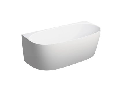 OMNIRES - VALENCIA M+ nástěnná vana, 158 x 77 cm, bílý mat VALENCIASWPBM