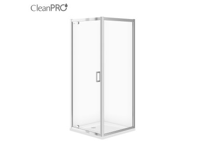 CERSANIT - SET B152 čtvercový sprchový kout ARTECO 80x80x190, transparent + vanička TAKO 80x4 S601-115