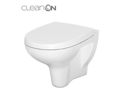 CERSANIT - ZÁVĚSNÁ WC MÍSA ARTECO NEW CLEAN ON + SEDÁTKO S701-178