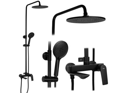 REA - Sprchový set AVALON BLACK REA-P8811