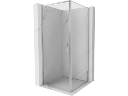 MEXEN/S - Exo sprchový kout dveře křídlové 90 x 90, transparent, chrom 8181-090-090-01-00