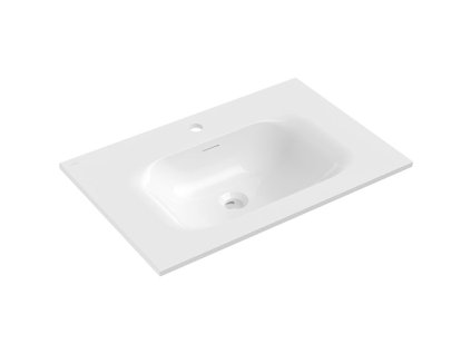 MEXEN - Vela umyvadlo zapuštěné do desky 71 x 46,5, bílá lesk 25237000