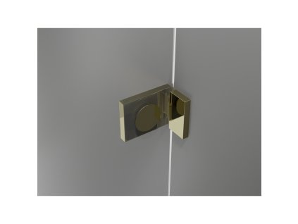 MEXEN/S - Lunar L Duo sprchový kout dveře křídlové 115 x 115, transparent, zlato 834L-115L-115P-50-00