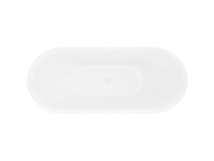 MEXEN/S - Lotos volně stojící vana 140 x 75, bílá, sifon a přepad bílá 52051407700-20