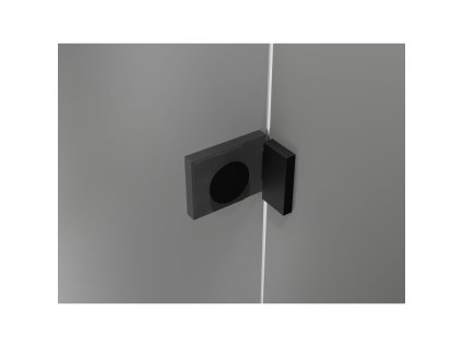 MEXEN/S - Lunar-B sprchový kout dveře křídlové levá 80 x 70, transparent, černá 832-080-070-70-00-L