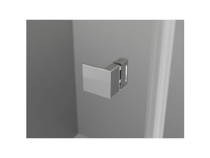 MEXEN/S - Lunar-F L sprchový kout skládací dveře levá 95 x 70, transparent, chrom 836L-095-070-01-00-L