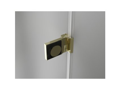 MEXEN/S - Lunar-B Duo sprchový kout dveře křídlové 85 x 85, transparent, zlato 832-085L-085P-50-00