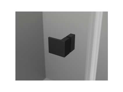 MEXEN/S - Lunar-B Duo sprchový kout dveře křídlové 100 x 100, transparent, černá 832-100L-100P-70-00