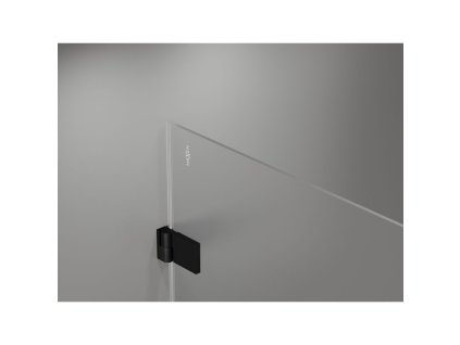 MEXEN/S - Lunar-B sprchový kout dveře křídlové pravá 85 x 70, transparent, černá 832-085-070-70-00-P