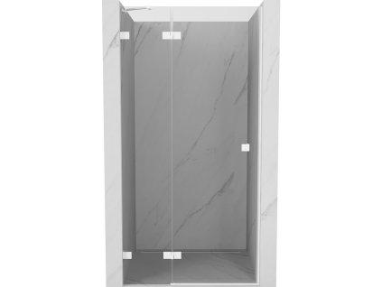 MEXEN/S - Lunar sprchové dveře křídlové levé 70, transparent, bílá 834-070-000-20-00-L