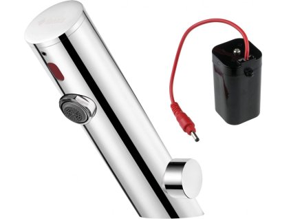 DEANTE - Senzorová baterie na umyvadlo Sense otočná, silikonová, s regulací teploty - 4xAA BQR_P29R