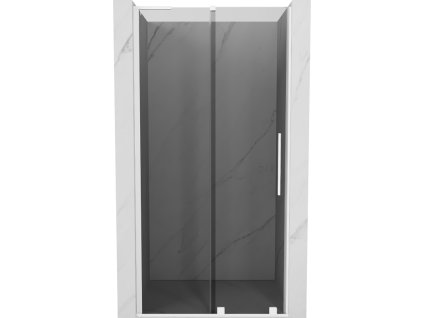 MEXEN/S - Velar L posuvné sprchové dveře 100, grafit, bílá 871-100-003-41-20