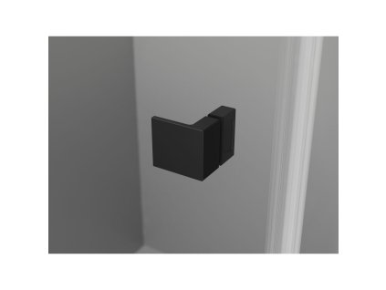 MEXEN/S - Lunar sprchové dveře křídlové levé 105, transparent, černá 834-105-000-70-00-L