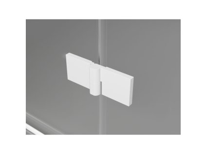 MEXEN/S - Lunar sprchové dveře křídlové pravé 110, transparent, bílá 834-110-000-20-00-P