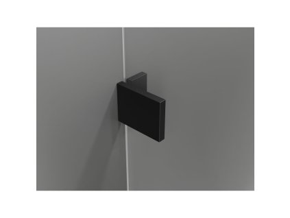 MEXEN/S - Lunar sprchové dveře křídlové levé 125, transparent, černá 834-125-000-70-00-L