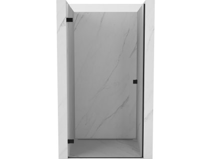 MEXEN/S - Lunar-B sprchové dveře křídlové levé 65, transparent, černá 832-065-000-70-00-L