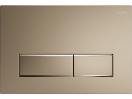 MEXEN - Fenix 09 splachovací tlačítko, šampaňské zlato /kompatibilní s Geberit Sigma UP300 a UP320/ 600904