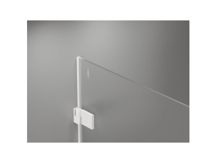 MEXEN/S - Lunar-B sprchové dveře křídlové pravé 95, transparent, bílá 832-095-000-20-00-P