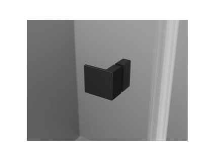 MEXEN/S - Lunar-B sprchové dveře křídlové pravé 95, transparent, černá 832-095-000-70-00-P