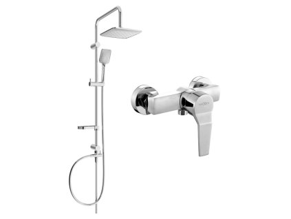 MEXEN/S - Sven sprchová souprava s baterií Caro, chrom 746640262-00