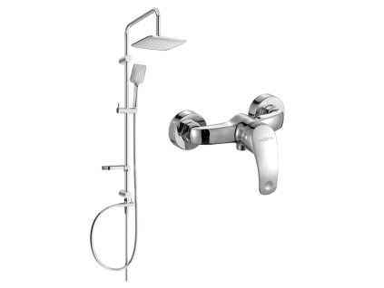MEXEN/S - Sven sprchový sloup včetně sprchové baterie Fabia, chrom 746540262-00