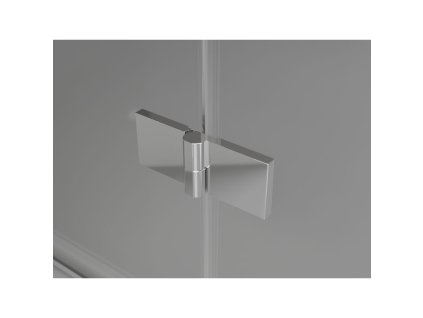 MEXEN/S - Lunar L sprchové dveře křídlové pravé 130, transparent, chrom 834L-130-000-01-00-P