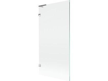 MEXEN/S - Lunar L vanová zástěna FIX 90 x 150, transparent, chrom 897L-090-000-01-00