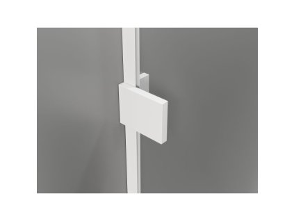 MEXEN/S - Lunar vanová zástěna 2-křídlová levá 100 x 150, transparent, bílá 897-100-100-20-00-L