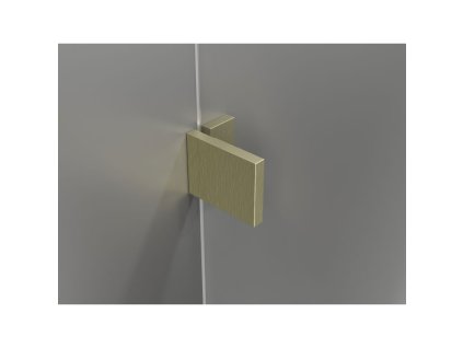 MEXEN/S - Lunar vanová zástěna 2-křídlová pravá 100 x 150, transparent, zlatá kartáčovaná 897-100-100-55-00-P