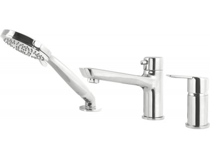 DEANTE - Arnika chromová vanová baterie, 3otvorová BQA_013M